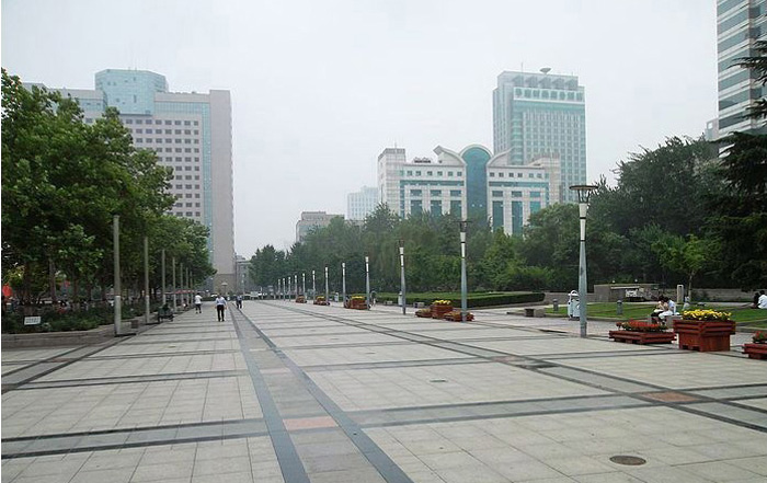市政施工——人民广场地面